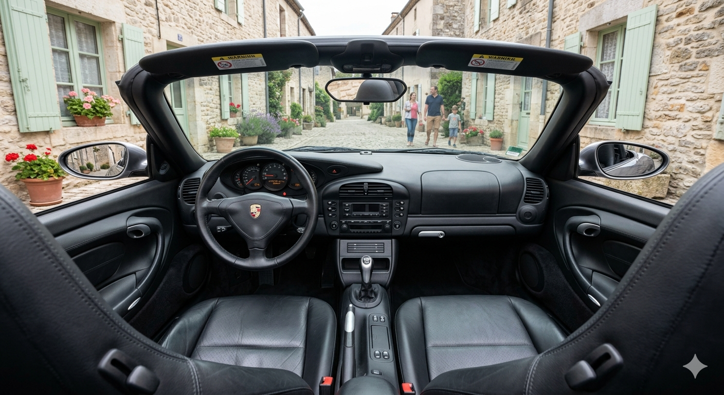 Porsche Boxster 986 orange