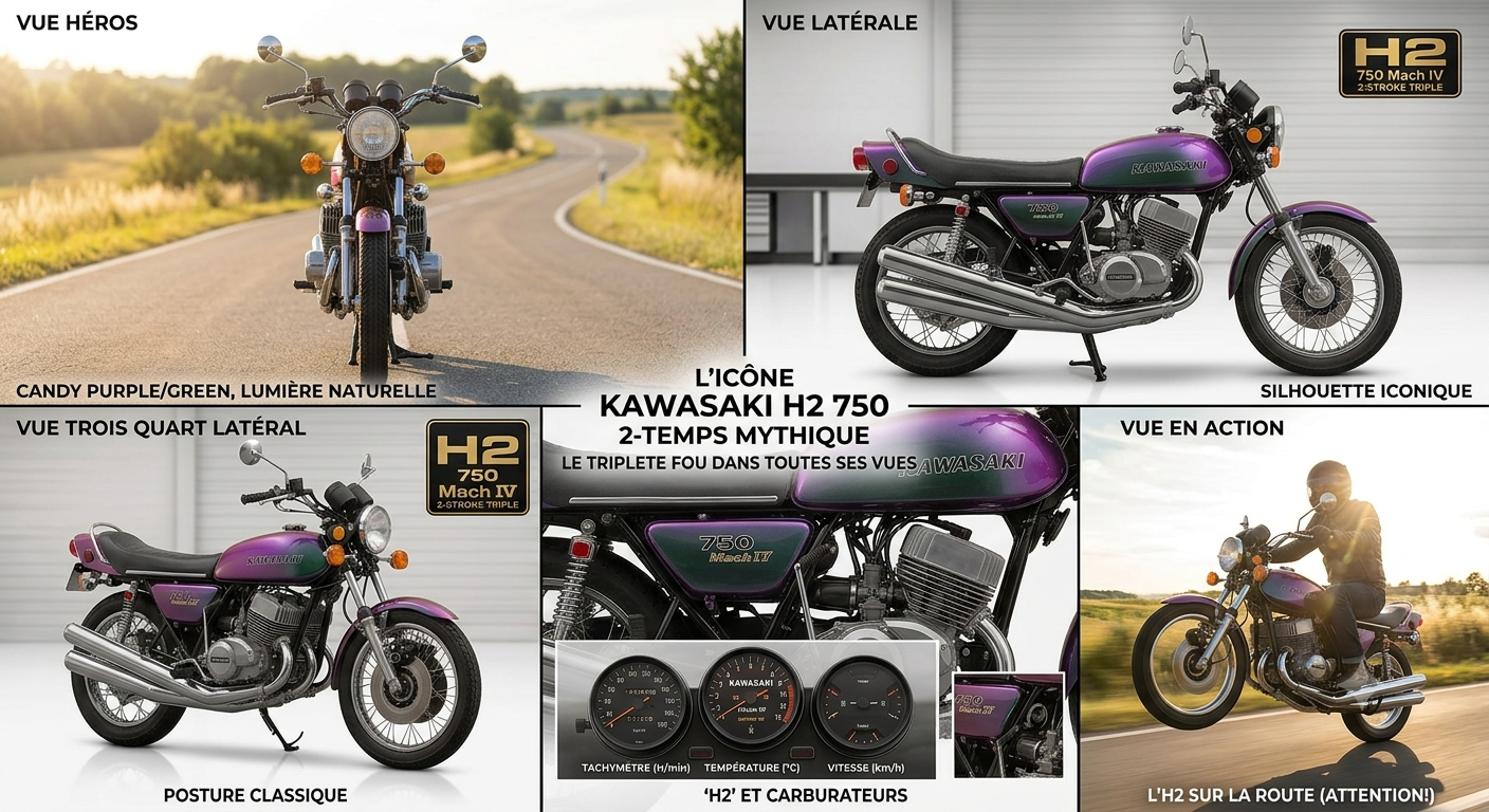 Kawasaki H2 750 — "The Widow Maker": The Two-Stroke Monster That Terrified a Generation